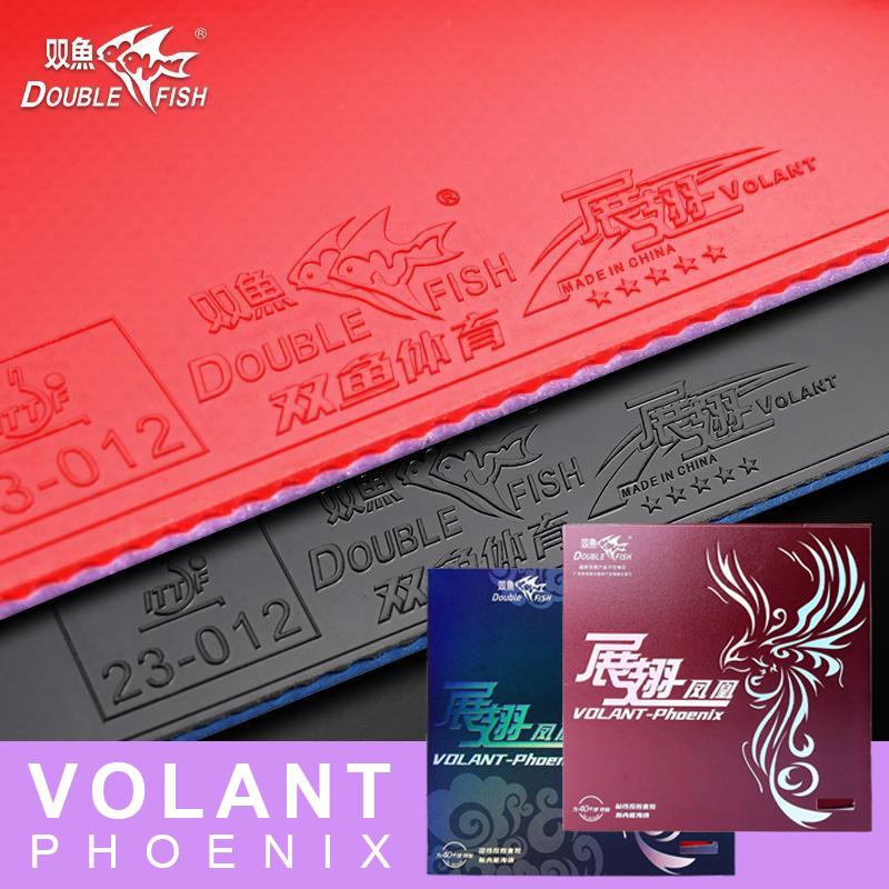 Table Tennis Grip - DOPPIO PESCE Volant Phoenix Gomma da