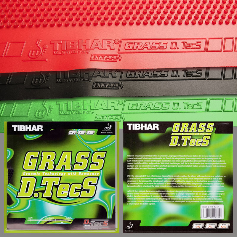 TIBHAR Grass D.TecS Gomma per  - Table Tennis Grip recensione e prezzo
