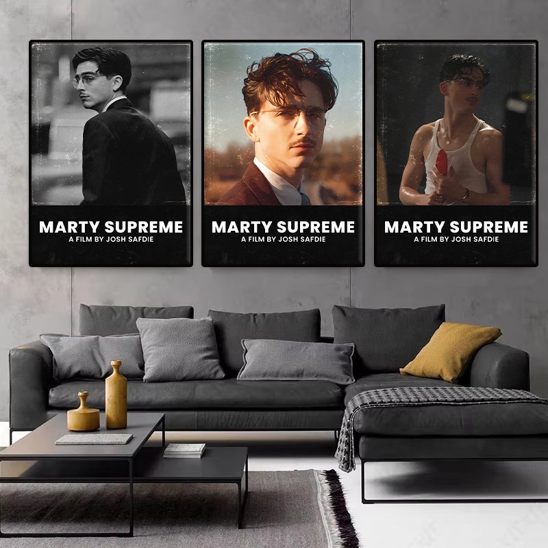 Poster del Film Marty Supreme  - Table Tennis Drawing recensione e prezzo