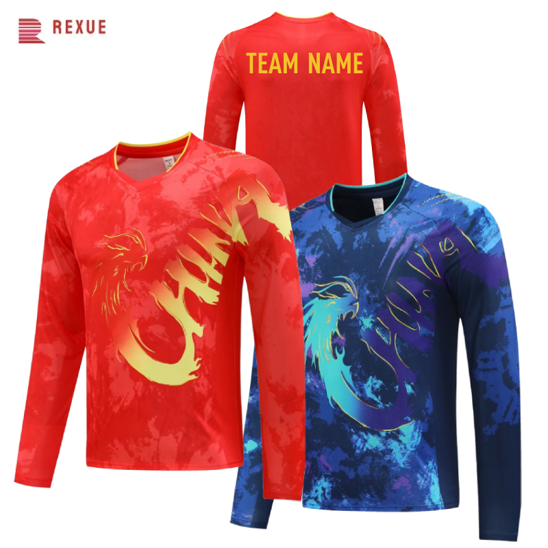 China Dragon camicia da ping p - Table Tennis Logo recensione e prezzo