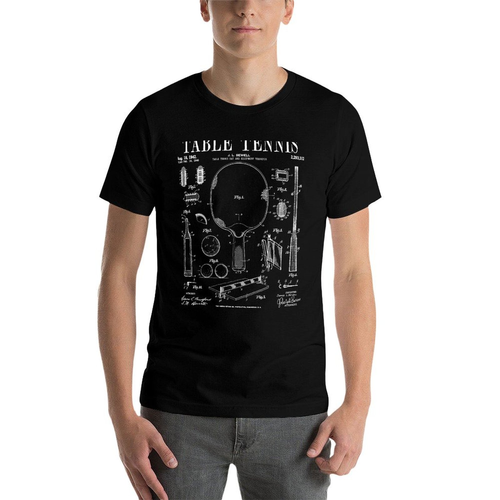 T-shirt con stampa di disegni  - Table Tennis Drawing recensione e prezzo