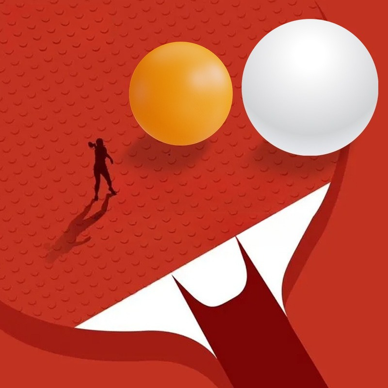 Pallina grande da ping pong da - Table Tennis Logo recensione e prezzo